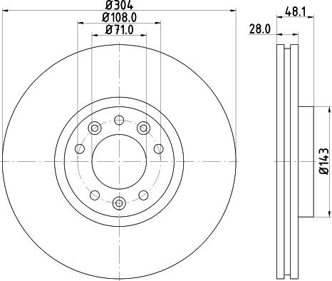 Mintex MDC82293C - Disque de frein cwaw.fr