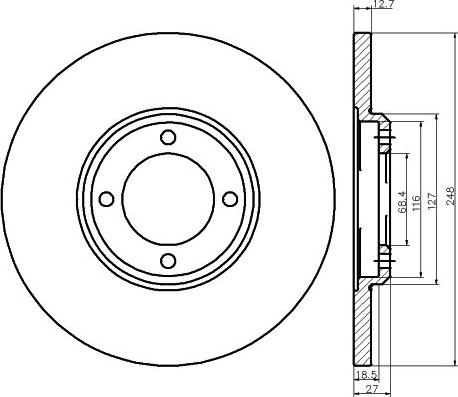 Mintex MDC8 - Disque de frein cwaw.fr