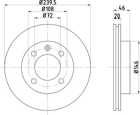 Mintex MDC347 - Disque de frein cwaw.fr