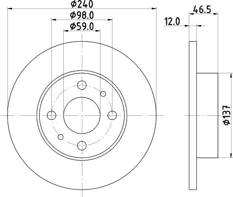 Mintex MDC359 - Disque de frein cwaw.fr