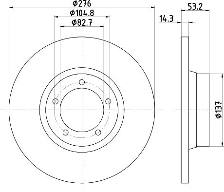 Mintex MDC354 - Disque de frein cwaw.fr