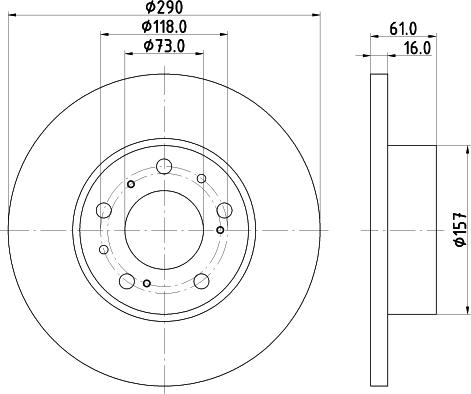 Mintex MDC360 - Disque de frein cwaw.fr