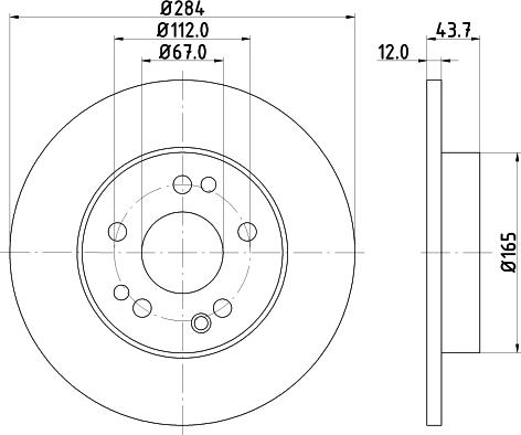 Mintex MDC362 - Disque de frein cwaw.fr