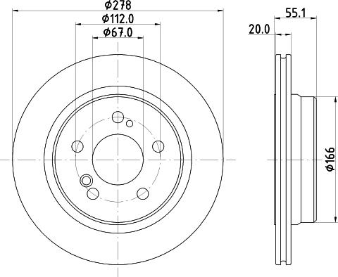 Mintex MDC3034C - Disque de frein cwaw.fr