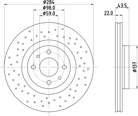 Mintex MDC3186C - Disque de frein cwaw.fr