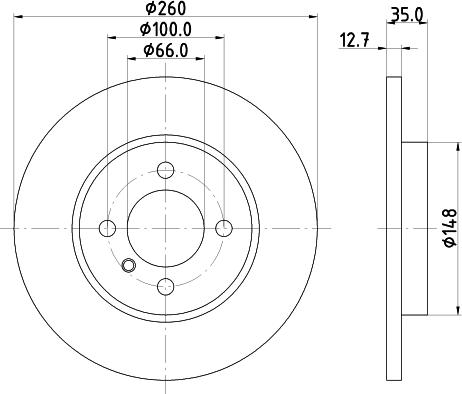 Mintex MDC336 - Disque de frein cwaw.fr