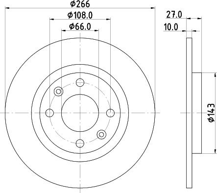 Mintex MDC338 - Disque de frein cwaw.fr