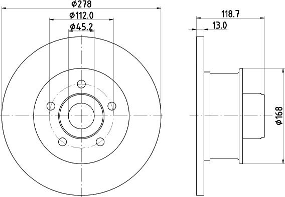 Mintex MDC326 - Disque de frein cwaw.fr