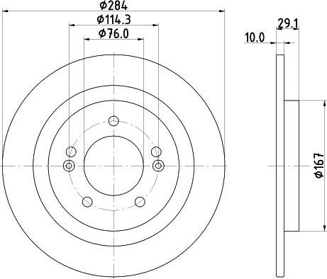 Mintex MDC3229C - Disque de frein cwaw.fr