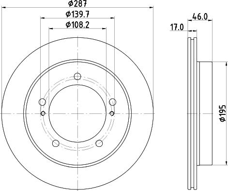 Mintex MDC2943C - Disque de frein cwaw.fr