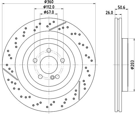 Mintex MDC2954C - Disque de frein cwaw.fr