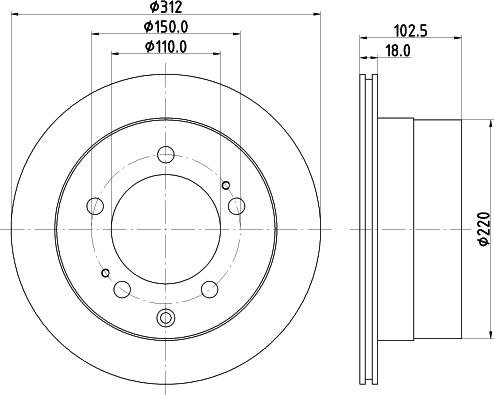 Mintex MDC2452 - Disque de frein cwaw.fr