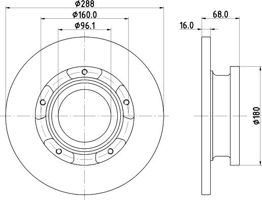 Mintex MDC2552 - Disque de frein cwaw.fr