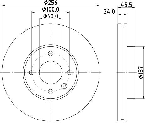 Mintex MDC2514 - Disque de frein cwaw.fr