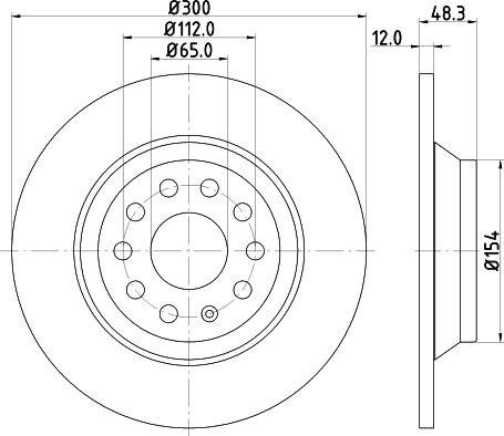 Mintex MDC2527 - Disque de frein cwaw.fr