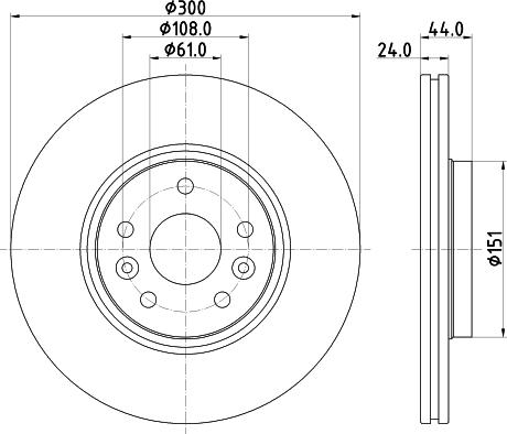 Mintex MDC2653 - Disque de frein cwaw.fr