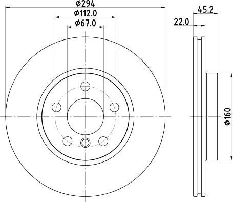 Mintex MDC2681 - Disque de frein cwaw.fr