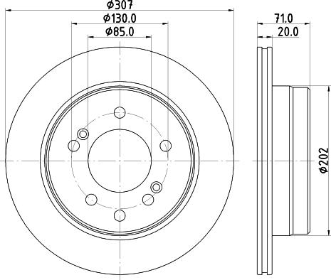 Mintex MDC2635 - Disque de frein cwaw.fr