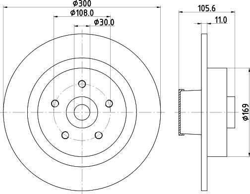 Mintex MDC2620 - Disque de frein cwaw.fr