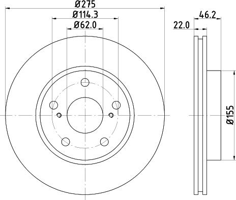 Mintex MDC2050 - Disque de frein cwaw.fr