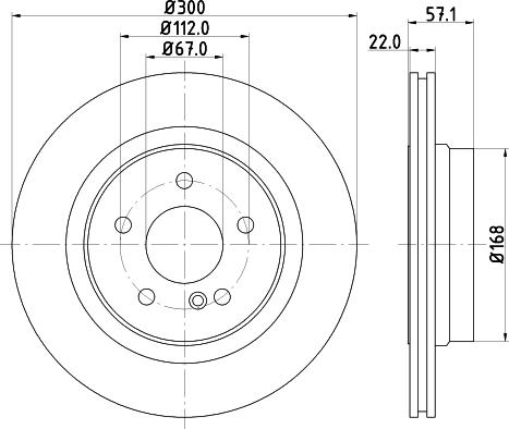 Mintex MDC2051 - Disque de frein cwaw.fr