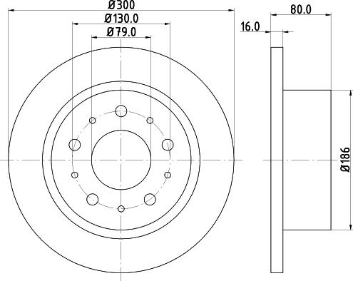 Mintex MDC2058 - Disque de frein cwaw.fr