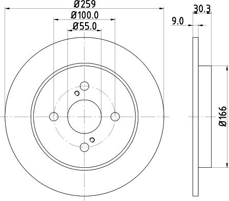 Mintex MDC2060 - Disque de frein cwaw.fr