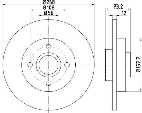 Mintex MDC2030 - Disque de frein cwaw.fr