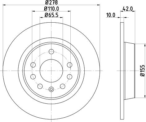 Mintex MDC2037 - Disque de frein cwaw.fr