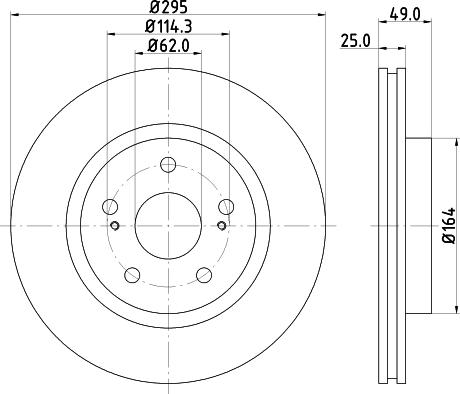 Mintex MDC2028 - Disque de frein cwaw.fr