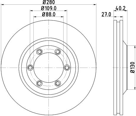 Mintex MDC2078 - Disque de frein cwaw.fr