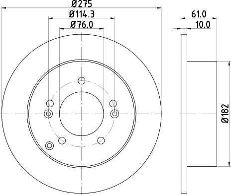 Mintex MDC2108 - Disque de frein cwaw.fr