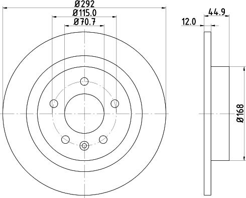 Mintex MDC2134C - Disque de frein cwaw.fr