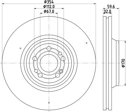 Mintex MDC2885C - Disque de frein cwaw.fr