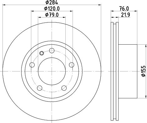 Mintex MDC283 - Disque de frein cwaw.fr