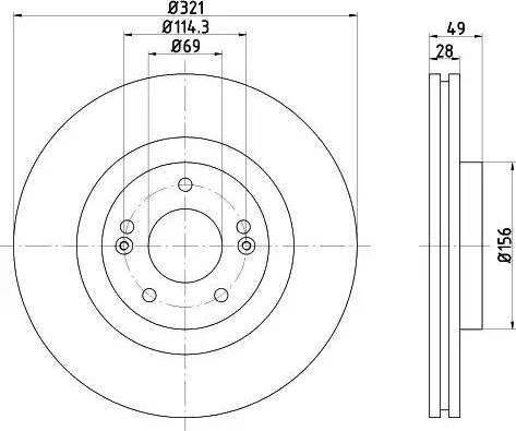 Mintex MDC2390 - Disque de frein cwaw.fr