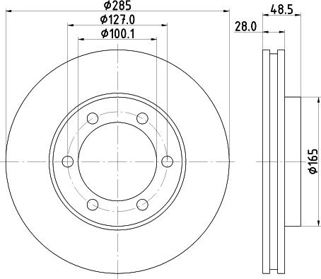 Mintex MDC2347 - Disque de frein cwaw.fr