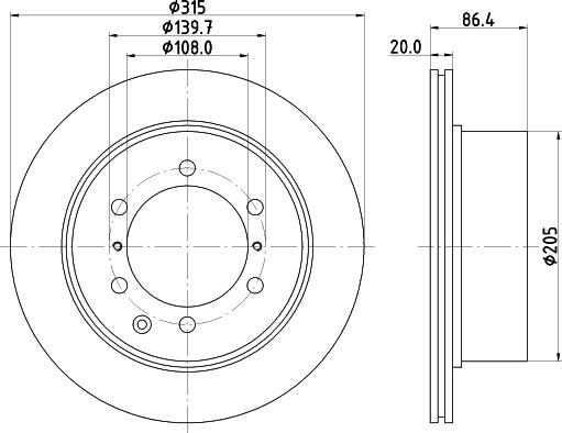 Mintex MDC2300 - Disque de frein cwaw.fr