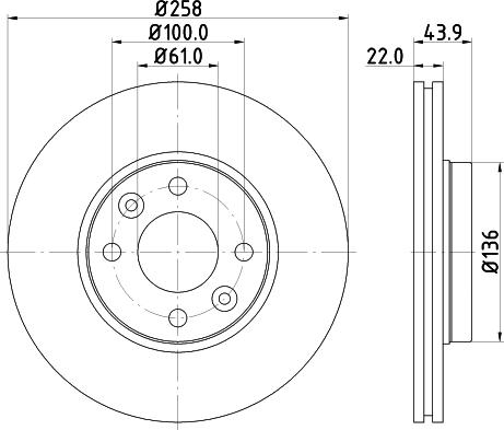 Mintex MDC2384 - Disque de frein cwaw.fr