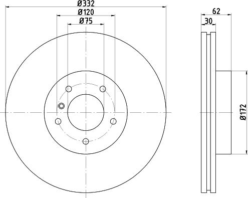 Mintex MDC2336 - Disque de frein cwaw.fr