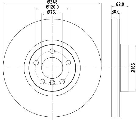 Mintex MDC2328 - Disque de frein cwaw.fr