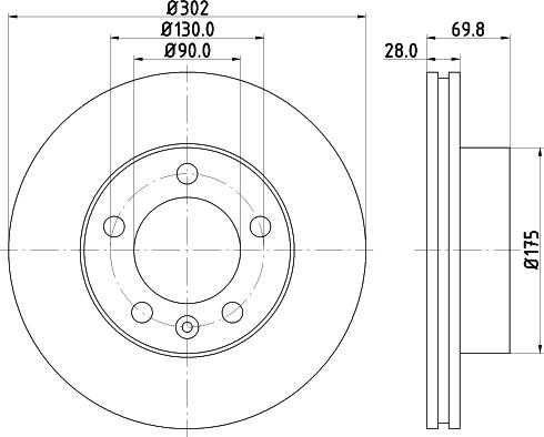 Mintex MDC2240 - Disque de frein cwaw.fr