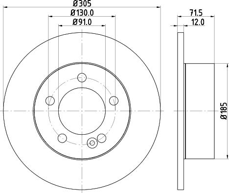 Mintex MDC2242 - Disque de frein cwaw.fr