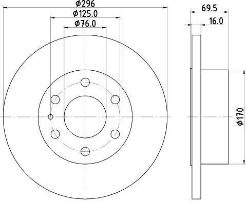 Mintex MDC2247 - Disque de frein cwaw.fr