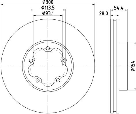 Mintex MDC2264 - Disque de frein cwaw.fr