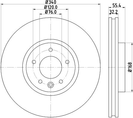 Mintex MDC2261 - Disque de frein cwaw.fr