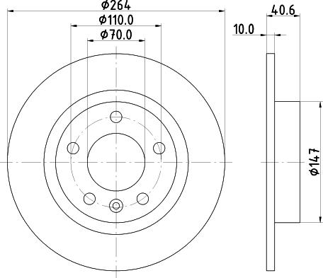 Mintex MDC2230 - Disque de frein cwaw.fr