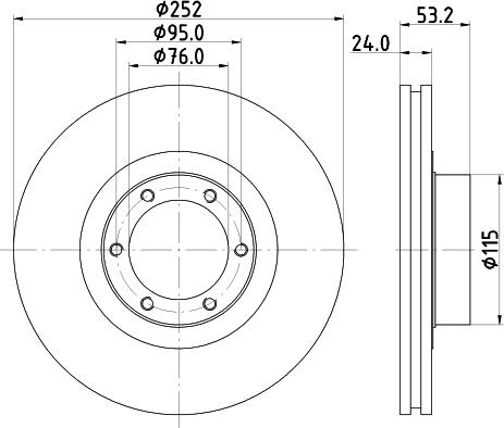 Mintex MDC222 - Disque de frein cwaw.fr