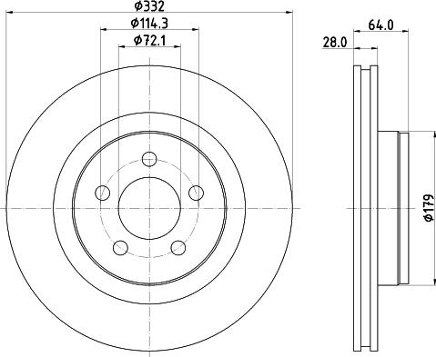 Mintex MDC2750 - Disque de frein cwaw.fr