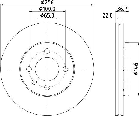 Mintex MDC2758 - Disque de frein cwaw.fr